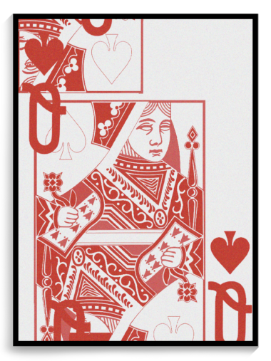 Quadro Queen of Spades I